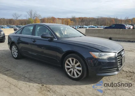 2013 Audi A6 Premium Plus from USA, damaged, VIN WAUGFAFC4DN145374